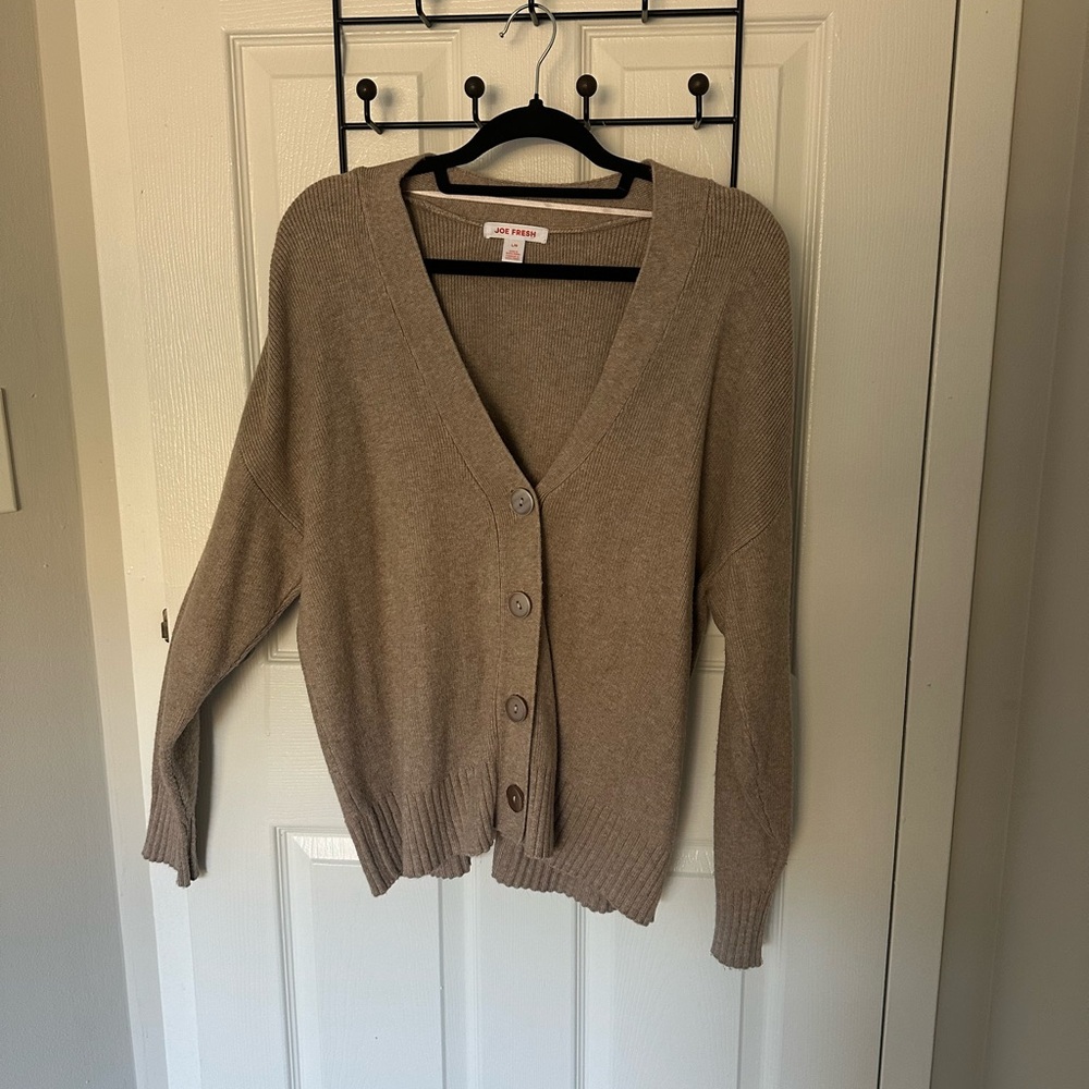 A New Day Cream Tan Cardigan Sweater